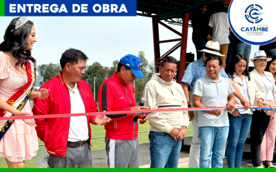 ENTREGA DE GRADERÍOS