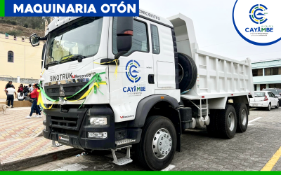 ENTREGA MAQUINARIA – OTÓN
