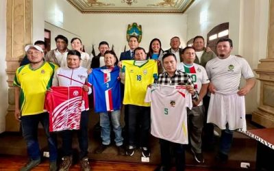 EL ALCALDE DR. ALBERTO MASAPANTA IMPULSA EL DEPORTE EN CAYAMBE