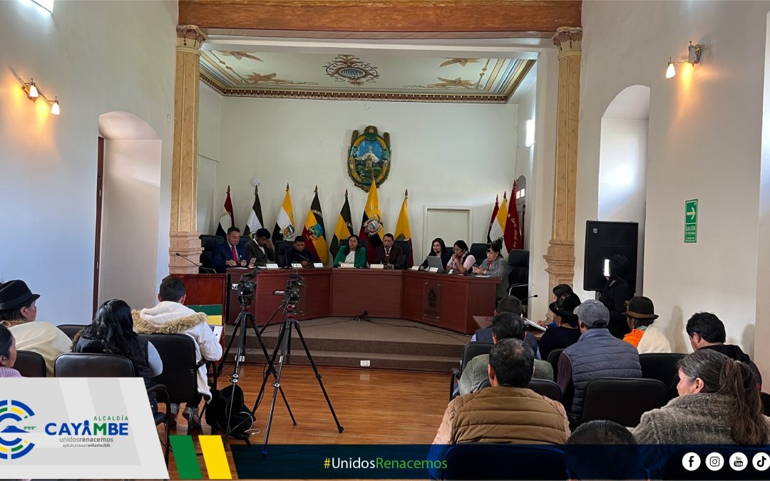 BOLETÍN SESIÓN ORDINARIA DE CONCEJO CANTONAL