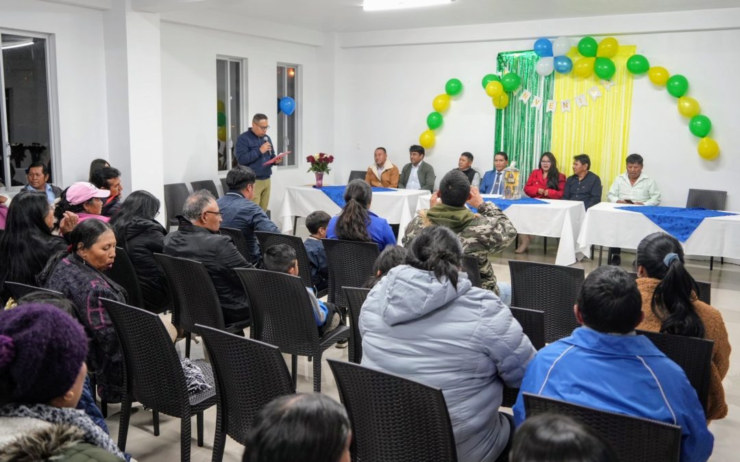 CAYAMBE CELEBRA LA INAUGURACIÓN DEL NUEVO CENTRO DE GESTIÓN INTERCULTURAL EN EL BARRIO 27 DE MAYO
