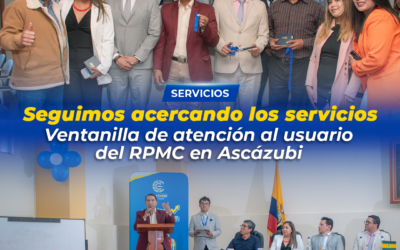EL GADIP MUNICIPIO DE CAYAMBE INAUGURA NUEVA VENTANILLA DE ATENCIÓN AL USUARIO DEL REGISTRO DE LA PROPIEDAD Y MERCANTIL EN ASCÁZUBI