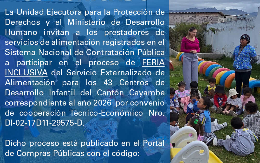 📢 CONVOCATORIA – FERIA INCLUSIVA