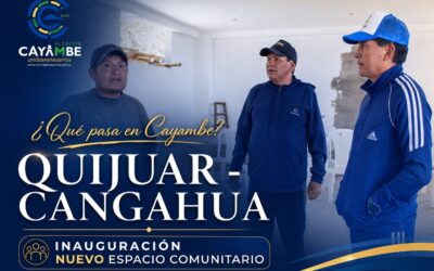 La comunidad El Quijuar de Guáchala fortalece su desarrollo con un nuevo espacio comunitario
