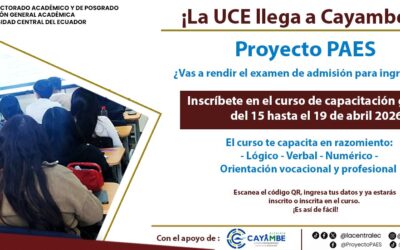 ¡Histórico! La Universidad Central del Ecuador llega a Cayambe con oportunidades reales para la juventud.