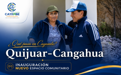 La comunidad El Quijuar de Guáchala fortalece su desarrollo con un nuevo espacio comunitario
