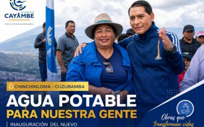 La comunidad Chinchinloma mejora su acceso al agua potable con una nueva obra comunitaria