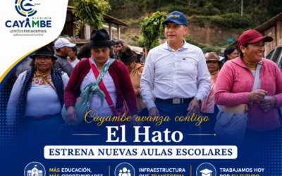 La comunidad El Hato cuenta con nuevas aulas para mejorar la educación