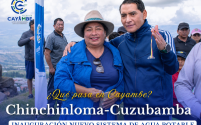 La comunidad Chinchinloma mejora su acceso al agua potable con una nueva obra comunitaria