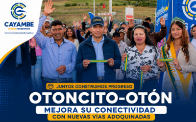 La comunidad Otoncito fortalece su conectividad con nueva obra de adoquinado
