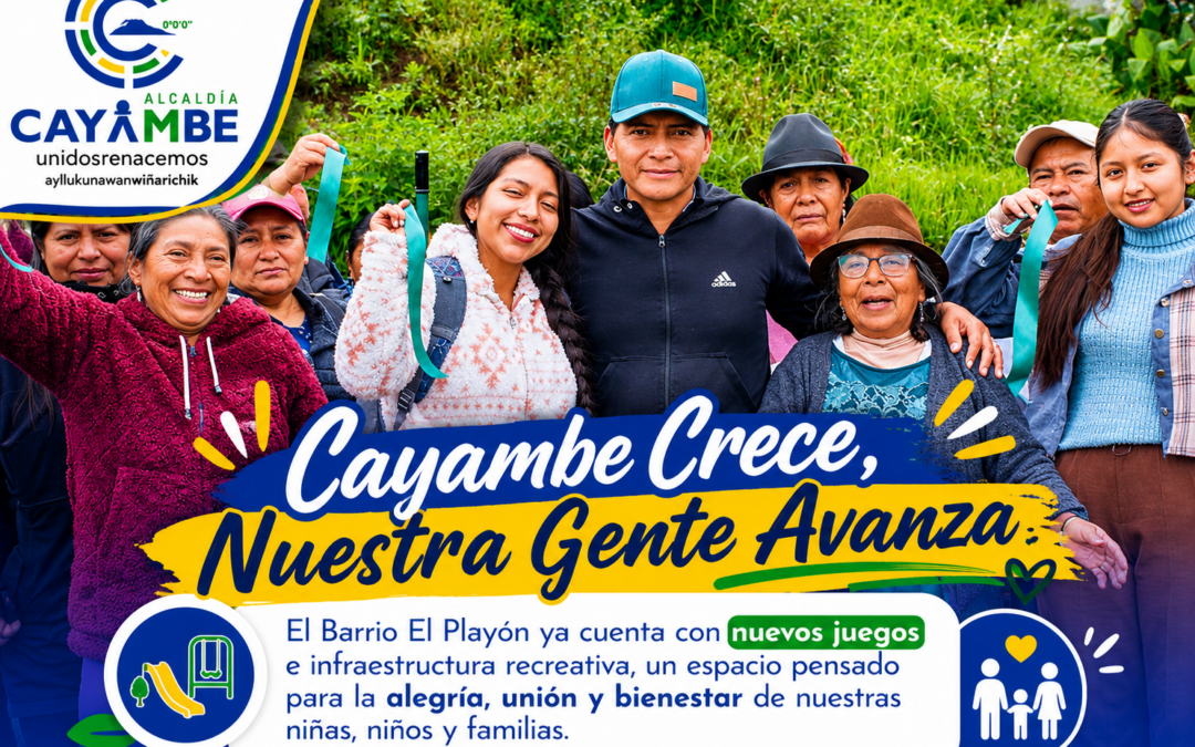 El Playón cuenta con nuevos juegos e infraestructura recreativa