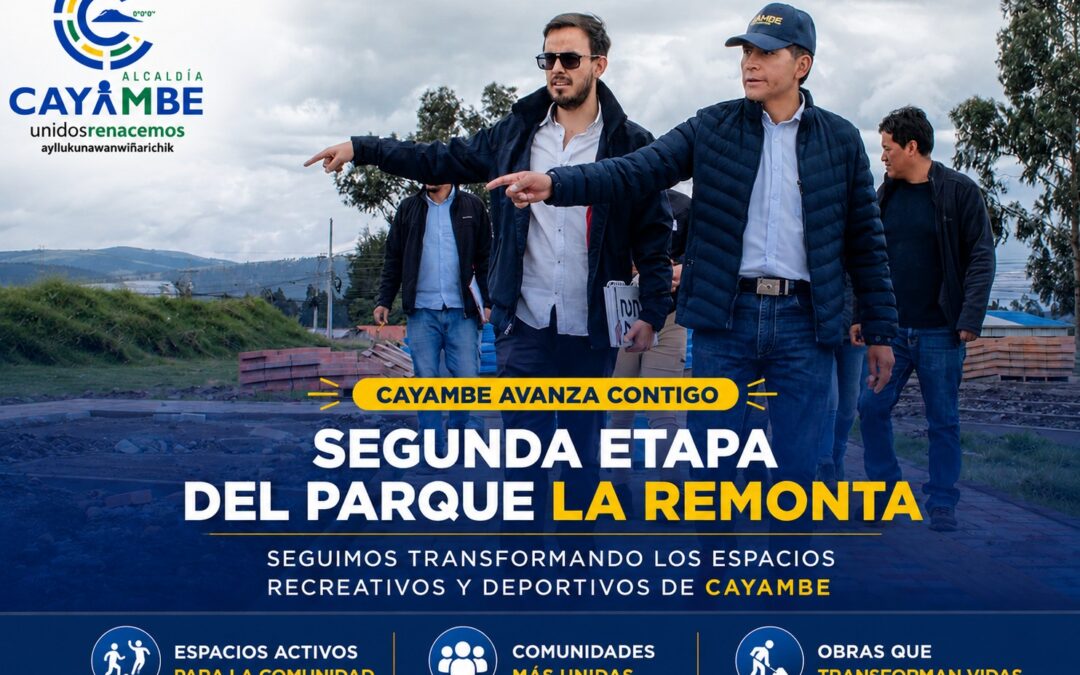 La segunda etapa del Parque La Remonta avanza con nuevos espacios recreativos y deportivos
