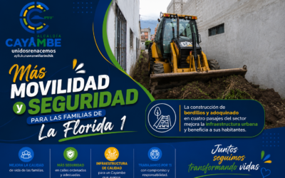 Municipio ejecuta obra de adoquinado y construcción de bordillos en La Florida 1