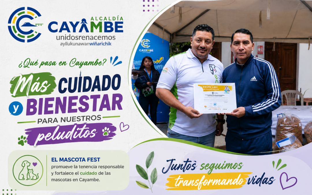 Mascota Fest promueve la tenencia responsable y el bienestar animal en Cayambe