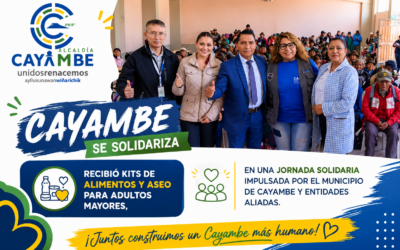 Entrega de ayuda humanitaria beneficia a adultos mayores de Cangahua