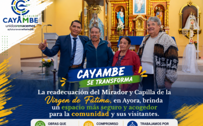 Inician trabajos para la readecuación integral del Mirador y Capilla de la Virgen de Fátima en Ayora